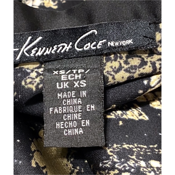 Kenneth Cole New York Snake Print Blousen tank top sz: XS - Picture 6 of 6